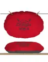 Sofa carré "Wonderfull" rouge (Taille 2) - Milk & Pepper