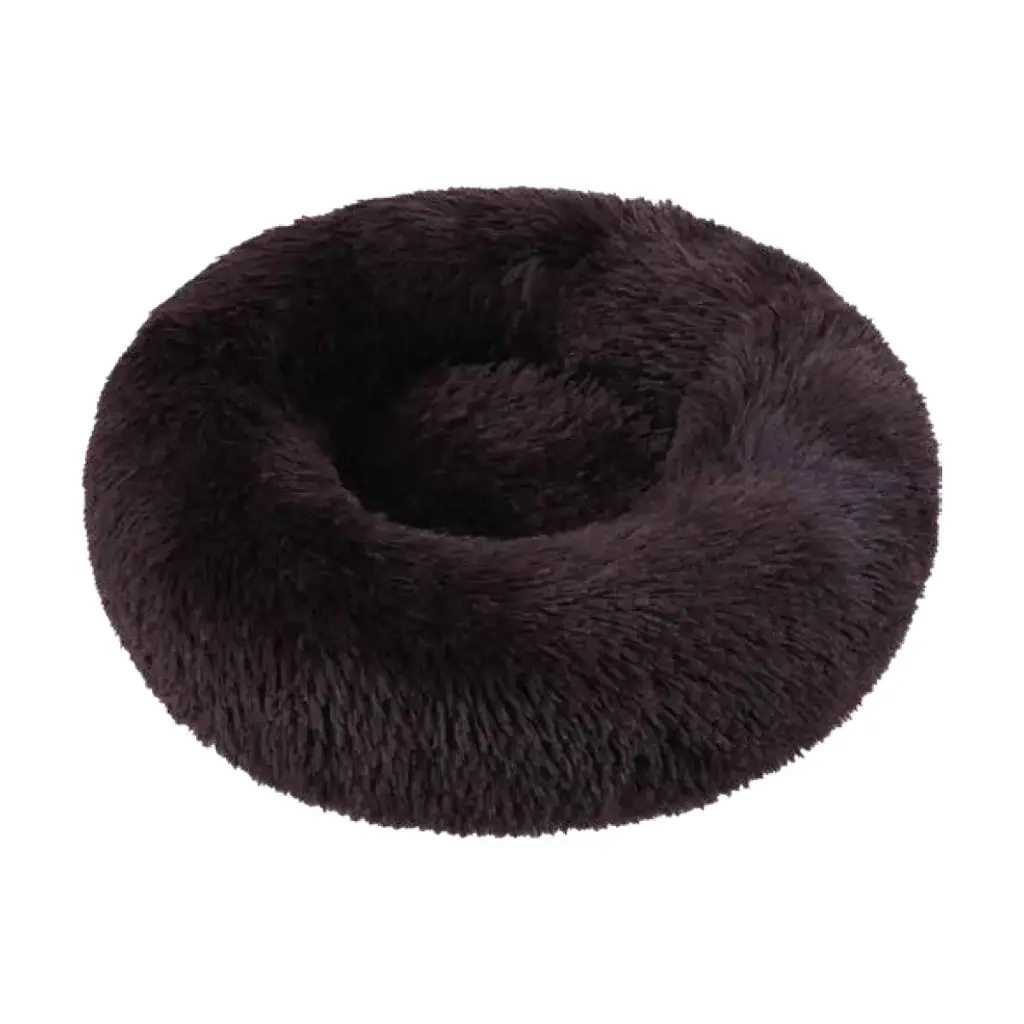 [J25110235] Corbeille ronde moelleuse chocolat (Taille 90) - Wouapy