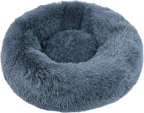 [J25110237] Corbeille ronde moelleuse gris (Taille 90) - Wouapy