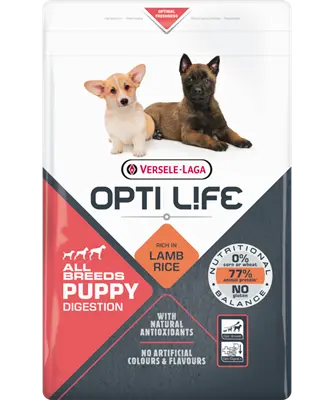 [J25110265] Opti Life Puppy Digestion All Breeds (2.5 kg) - Versele-Laga