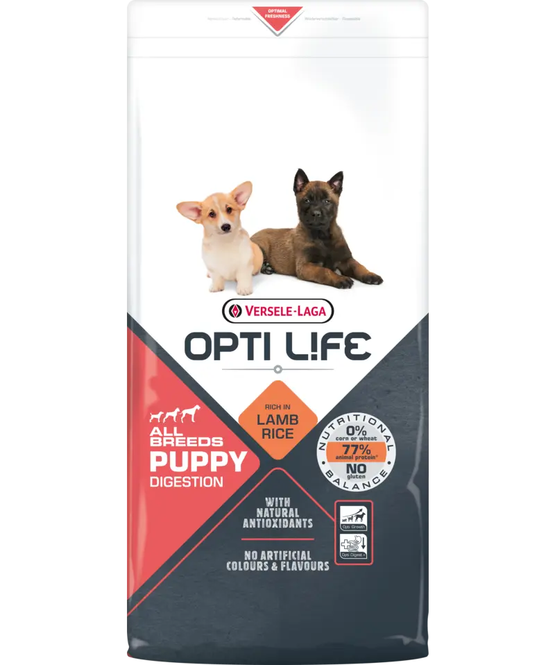 [J25110266] Opti Life Puppy Digestion All Breeds (12.5 kg) - Versele-Laga