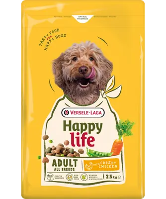 [J25110268] Happy Life Adult au poulet (2.5 kg) - Versele Laga
