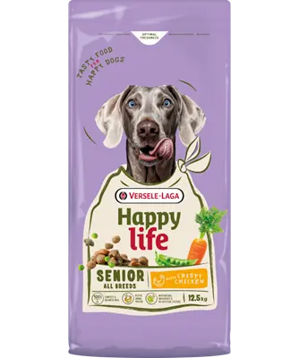 [J25110276] Happy life Senior au poulet (12.5 kg) - Versele-Laga