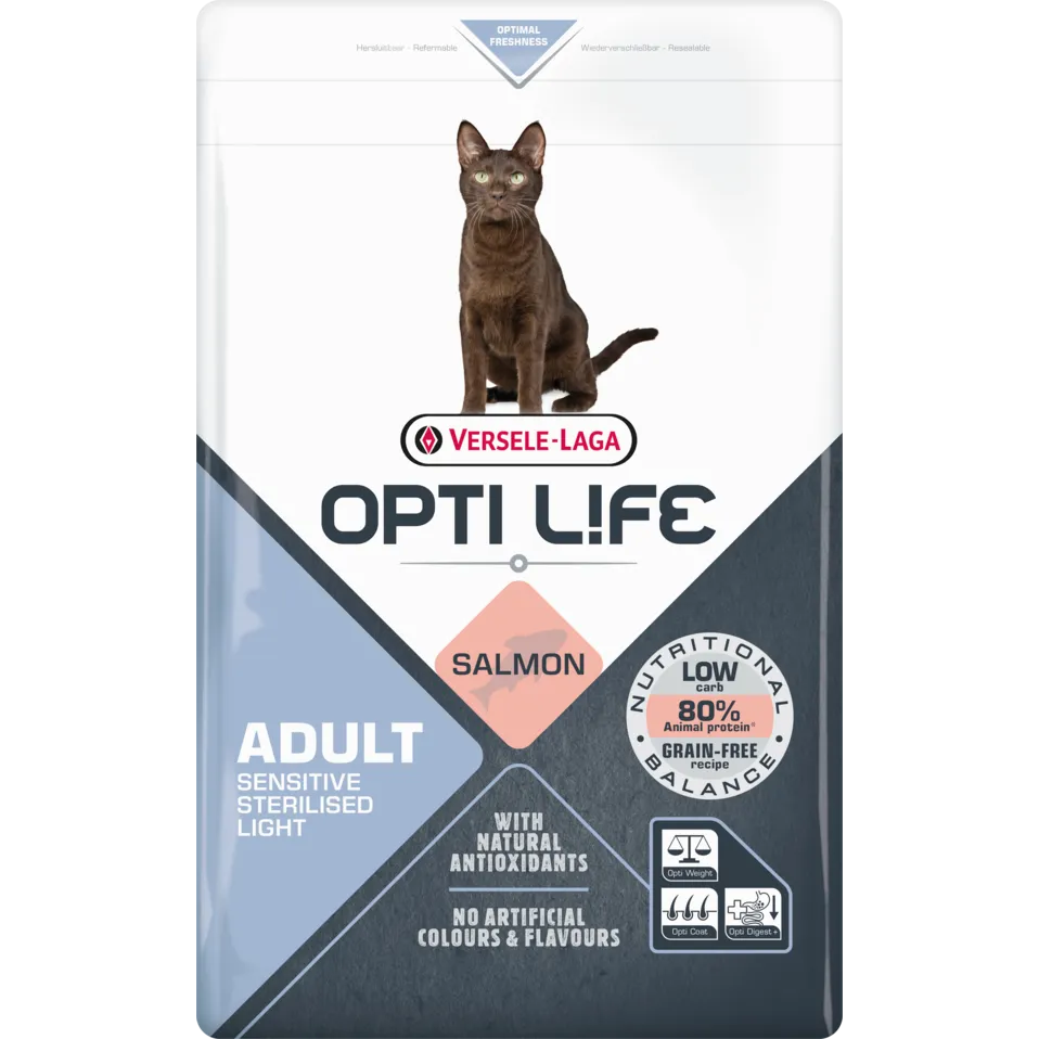 [J25110285] Opti Life Sensitive Sterilised/Light (1 kg) - Versele-Laga