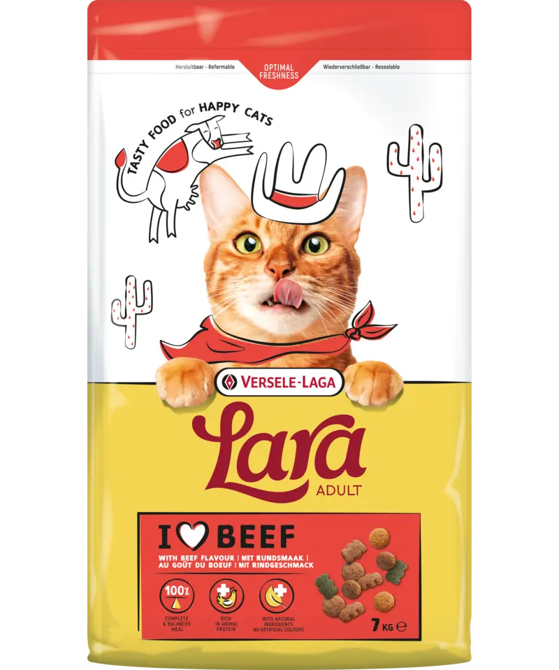[J25110294] Lara Adult au goût de Bœuf (7 kg) - Versele-Laga
