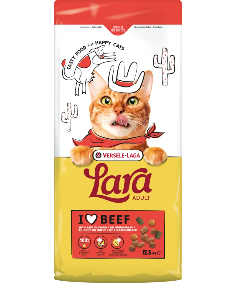 Lara Adult au goût de Bœuf (12.5 kg) - Versele-Laga