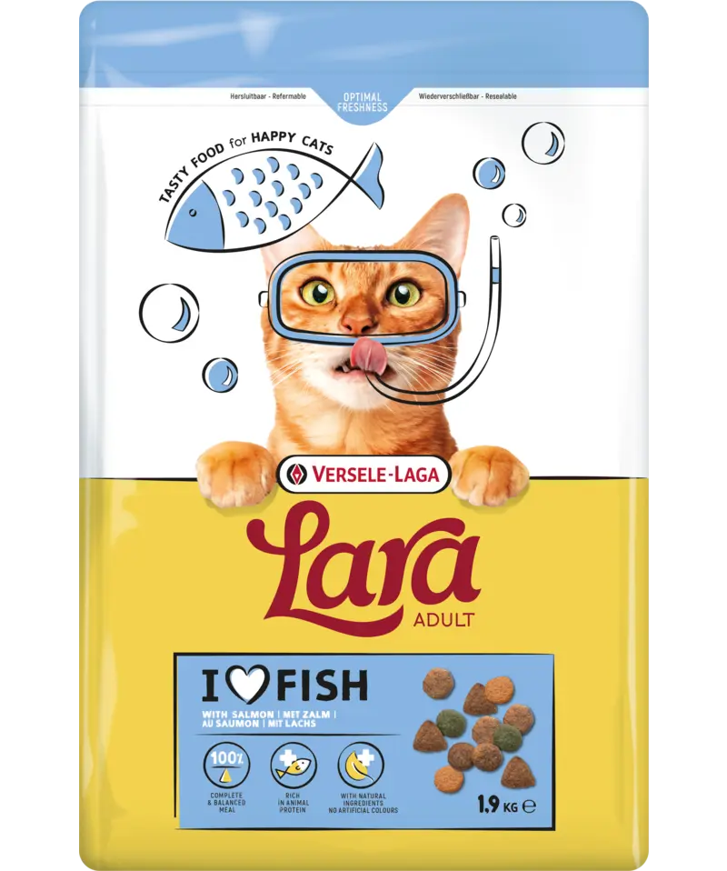 Lara Adult avec saumon (1.9 kg) - Versele-Laga