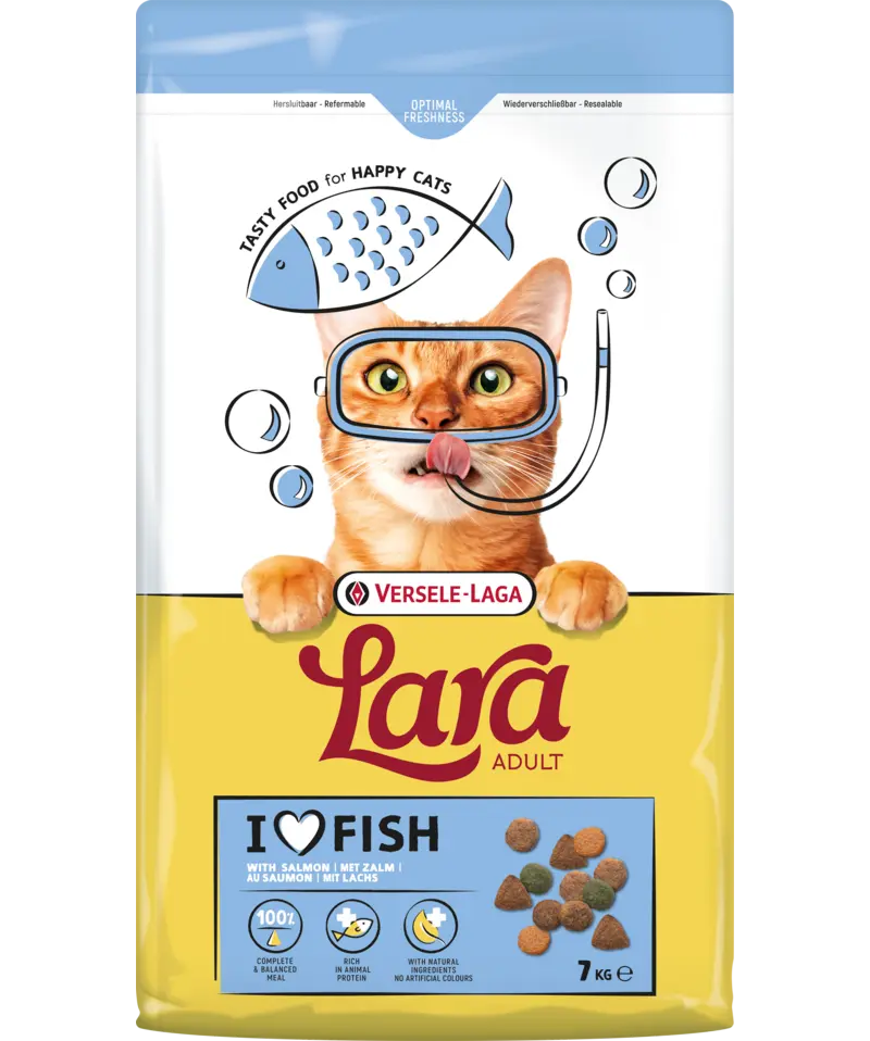 Lara Adult avec saumon (7 kg) - Versele-Laga