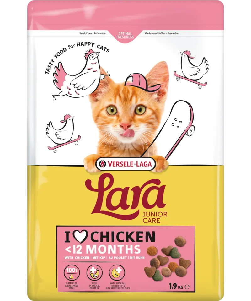 [J25110307] Lara Junior Care avec poulet (1.9 kg) - Versele-Laga