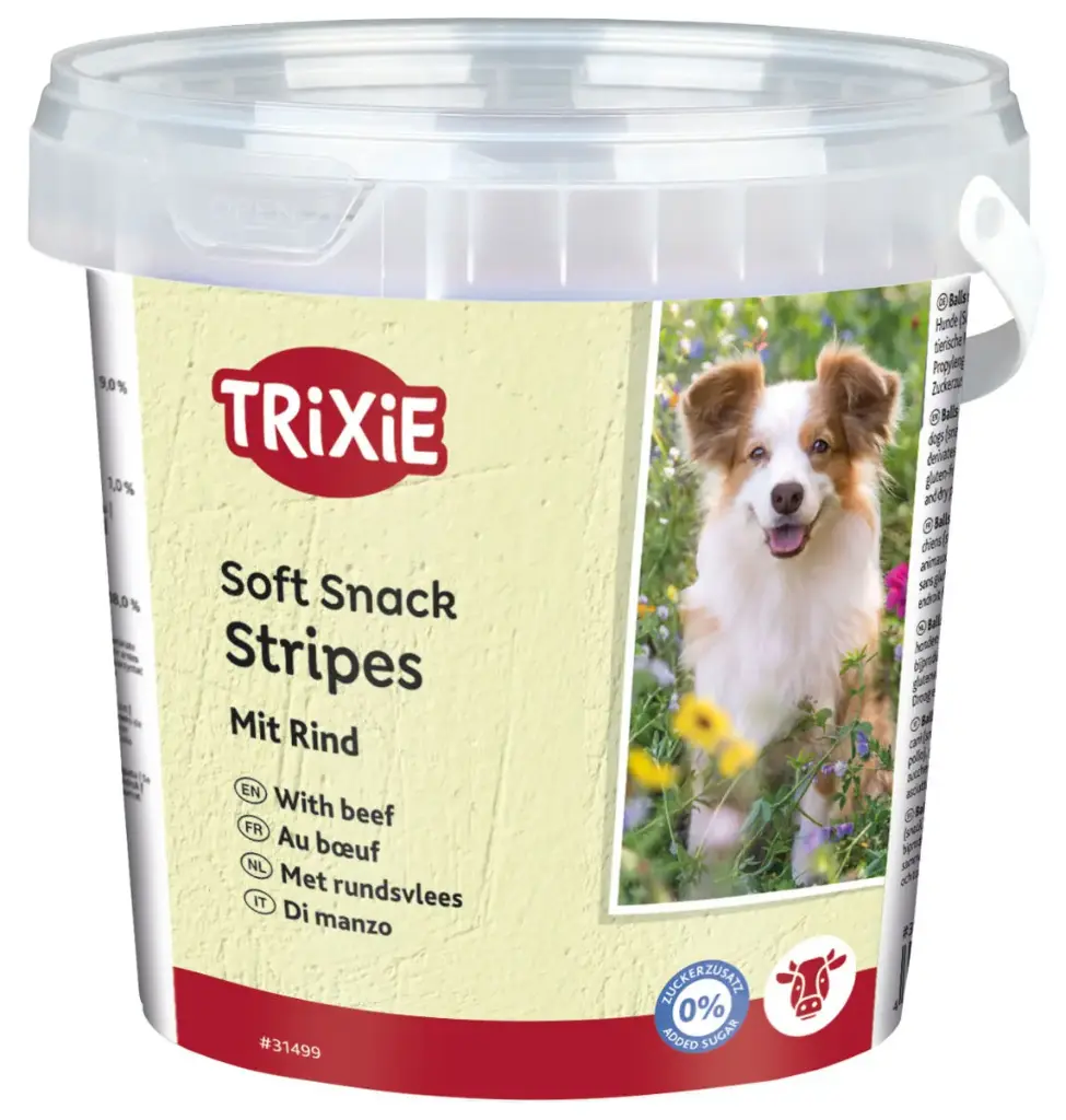 [J25110362] Friandises Soft Snack Stripes au bœuf (500 g) - Trixie