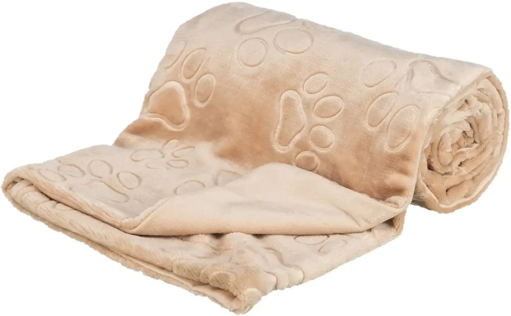 [J25110380] Couverture Barry peluche douce - Trixie (70 x 50 cm, Beige)
