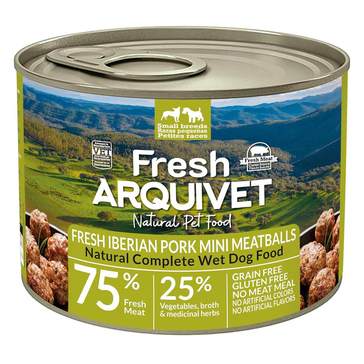 Mini boulettes de viande fraîches au porc (200 g) - Arquivet