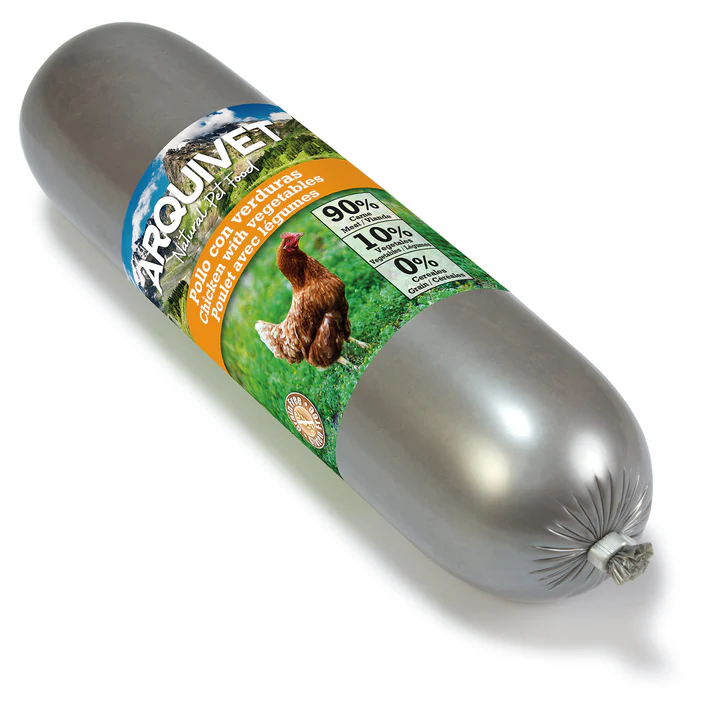 [J25120049] Saucisse de poulet aux légumes (500 g) - Arquivet