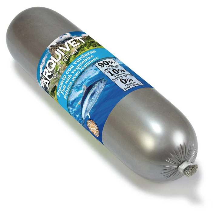 [J25120050] Saucisse de poisson aux légumes (500 g) - Arquivet