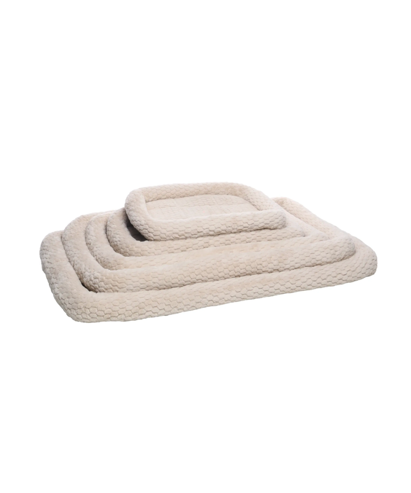 [J25120126] Coussin Naya rectangle arrondis Beige - Flamingo (Taille 1)