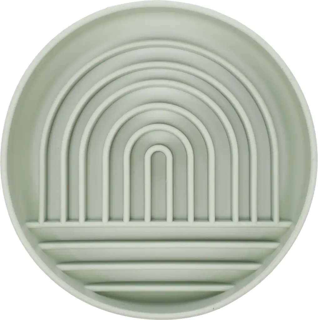 [J25120132] Gamelle Slow feeder vert clair - Flamingo