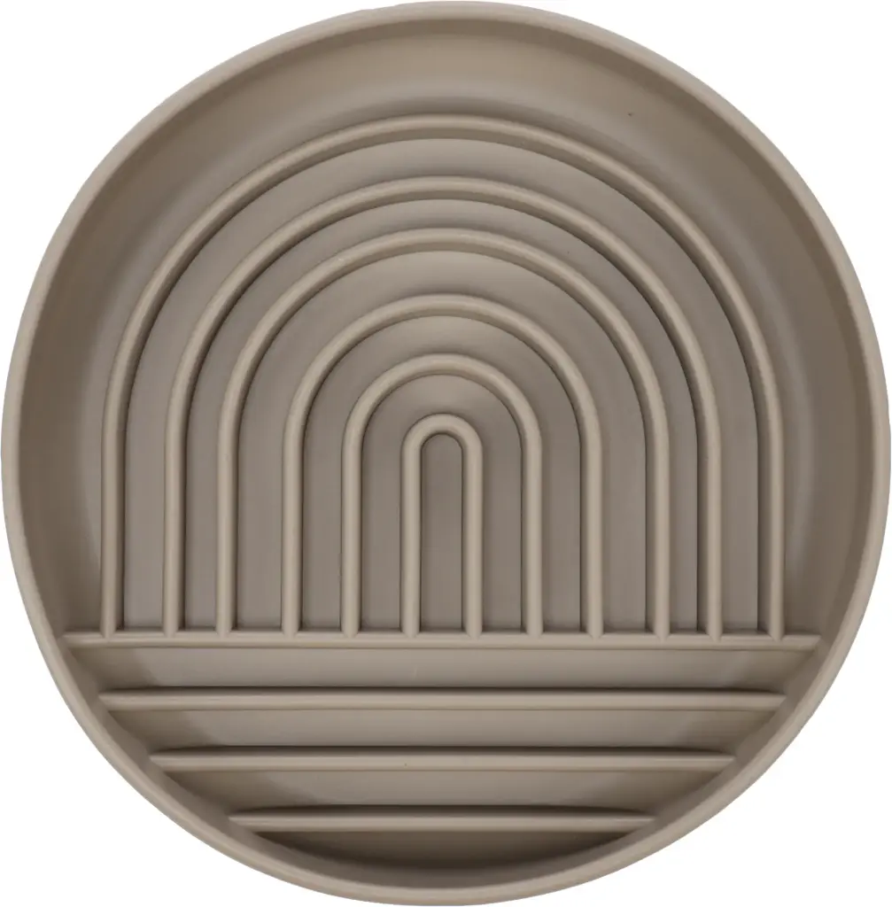 [J25120133] Gamelle Slow feeder taupe - Flamingo