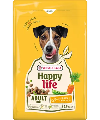 [J26010035] Happy Life Adult mini au poulet (2.5 kg) - Versele Laga