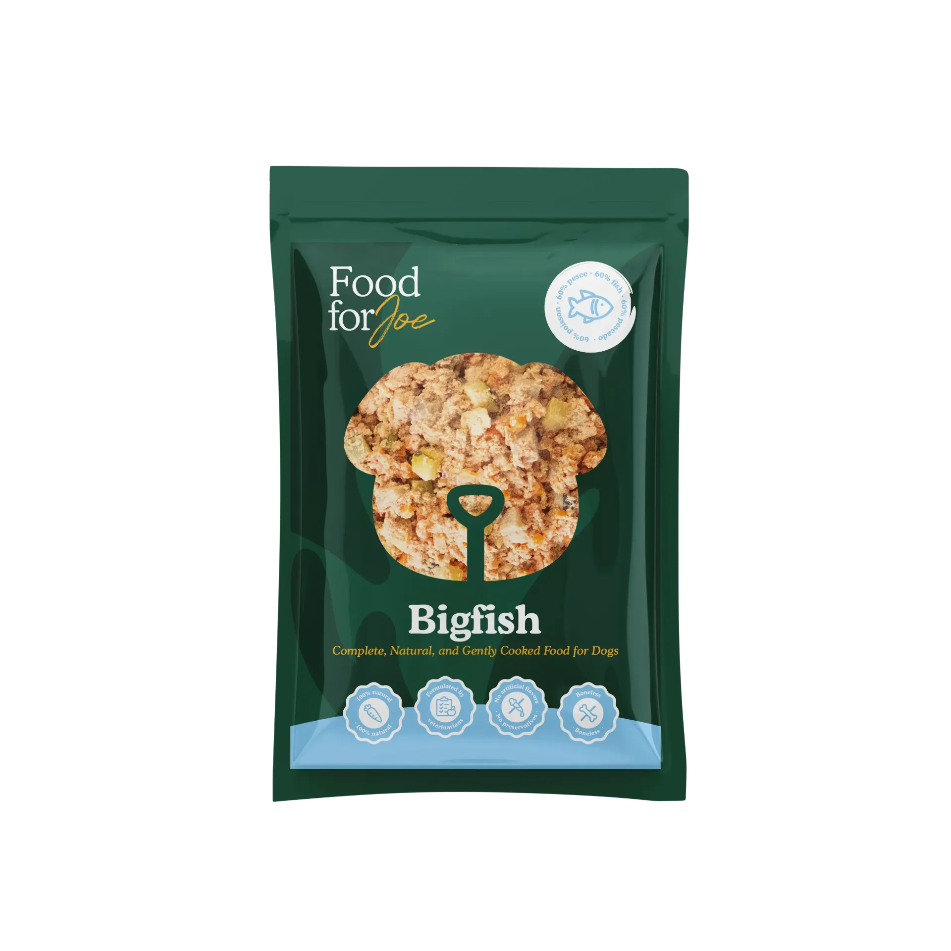 [J26010039] Bigfish recette cuisinée à base de poisson pour chien (200 g) - Food For Joe