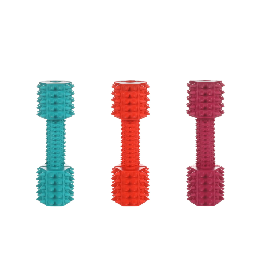[J26010061] Jouet Scrum Haltère (Coloris aléatoire,17 cm) - Flamingo