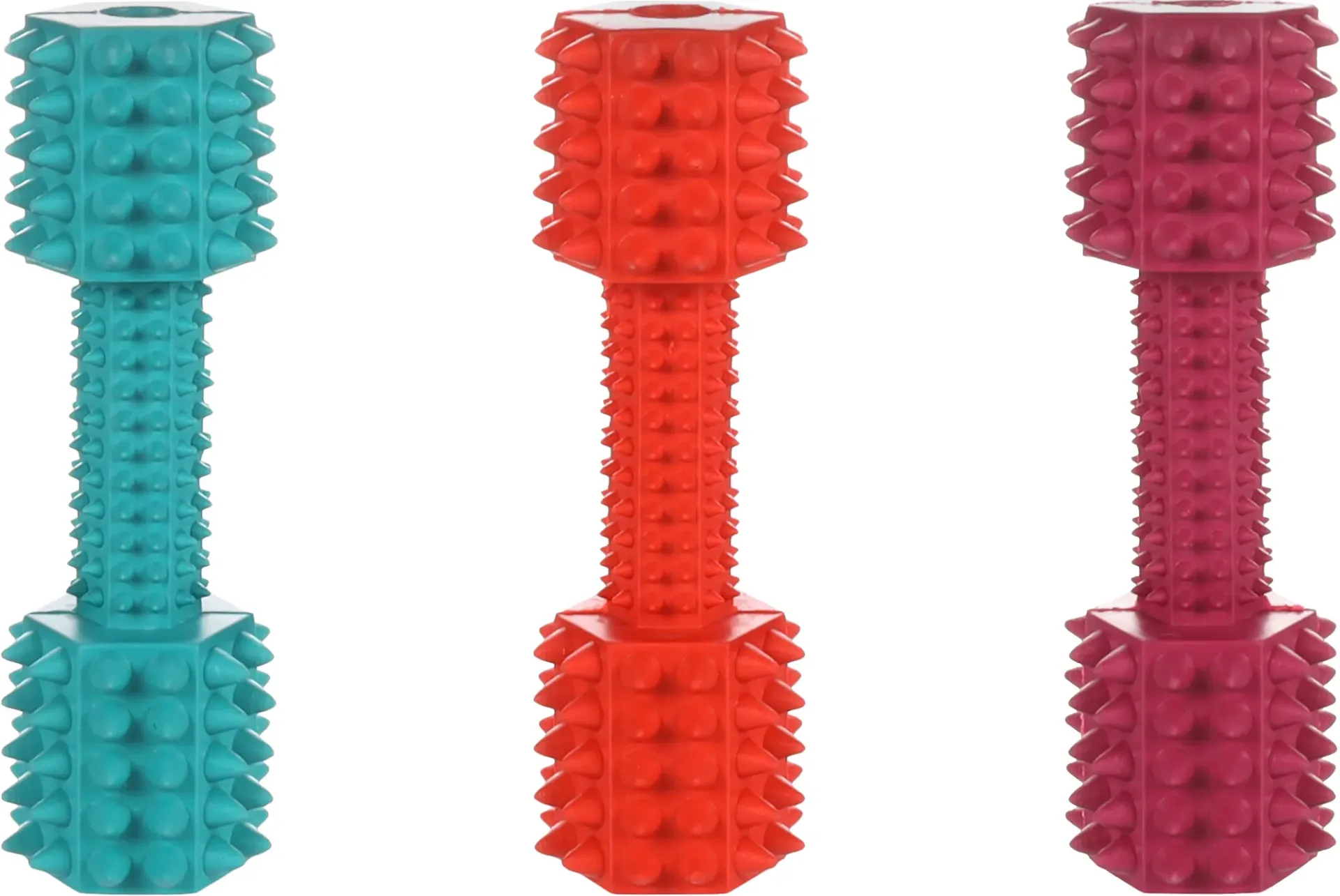 Jouet Scrum Haltère (Coloris aléatoire,17 cm) - Flamingo