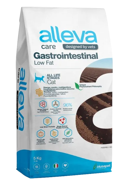 [J26010063] Gastrointestinal Low Fat Chat (5 kg) - Alleva