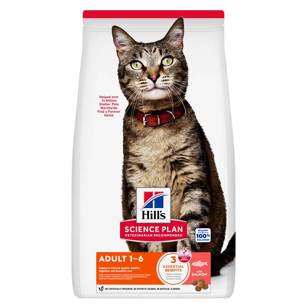 [J26010066] Feline Adult au saumon (1.5 kg) - Hill's Science Plan