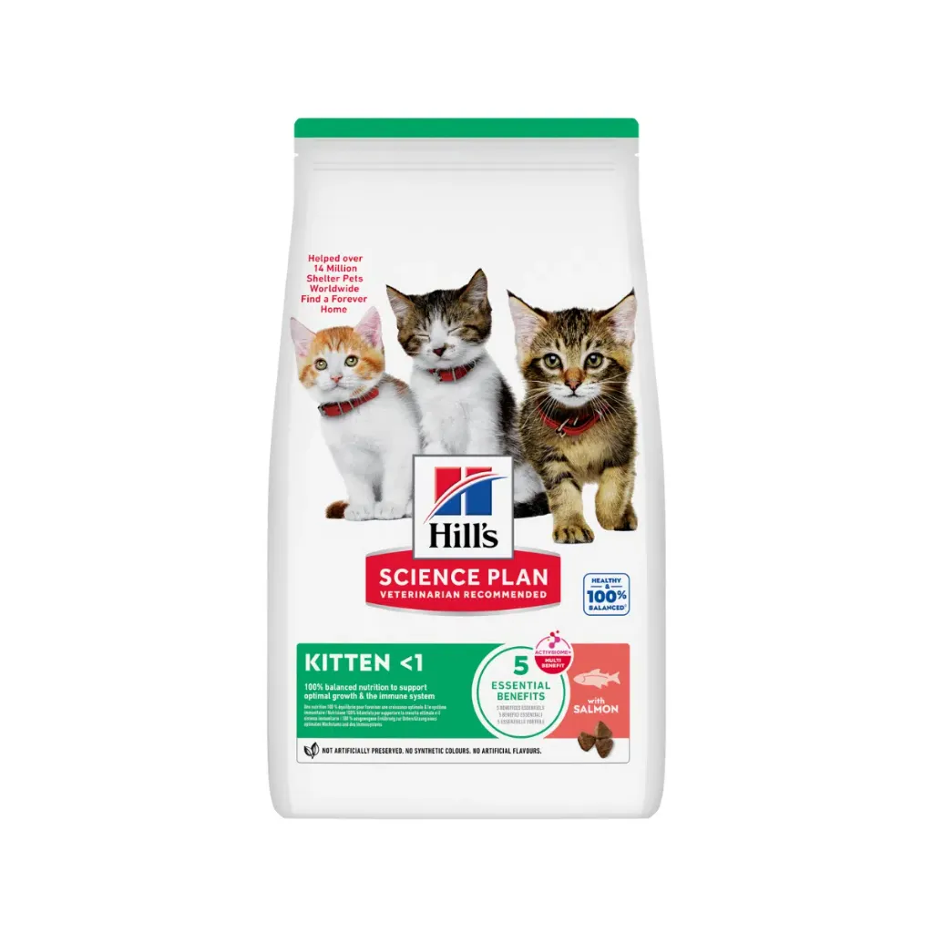 [J26010069] Feline Kitten au saumon (1.5 kg) - Hill's Science Plan