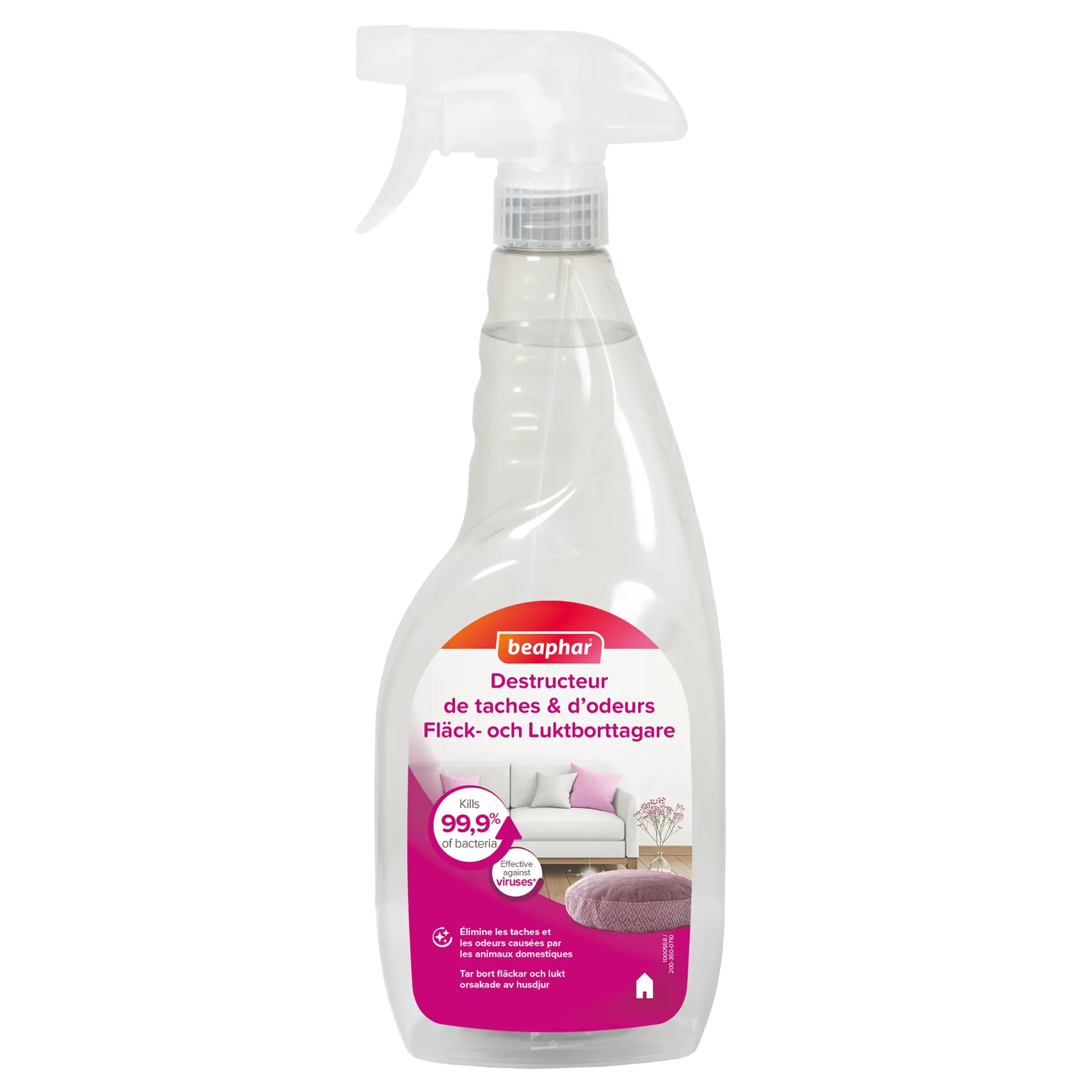 Détachant et éliminateur d’odeurs (750 ml) - Beaphar