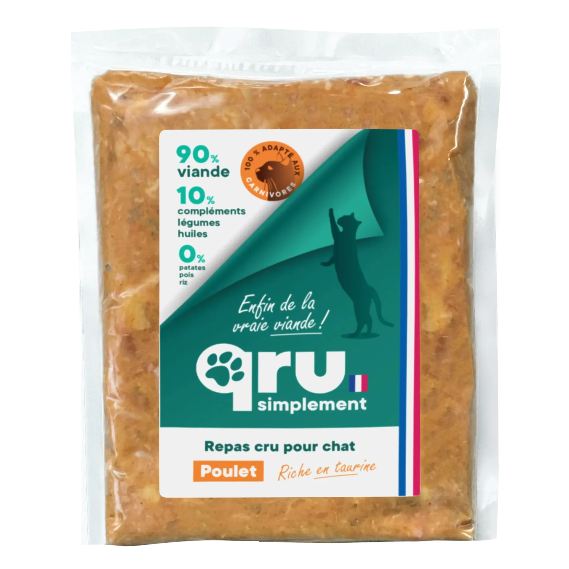 [J26010103] Recette poulet chat (450 g) - QRU
