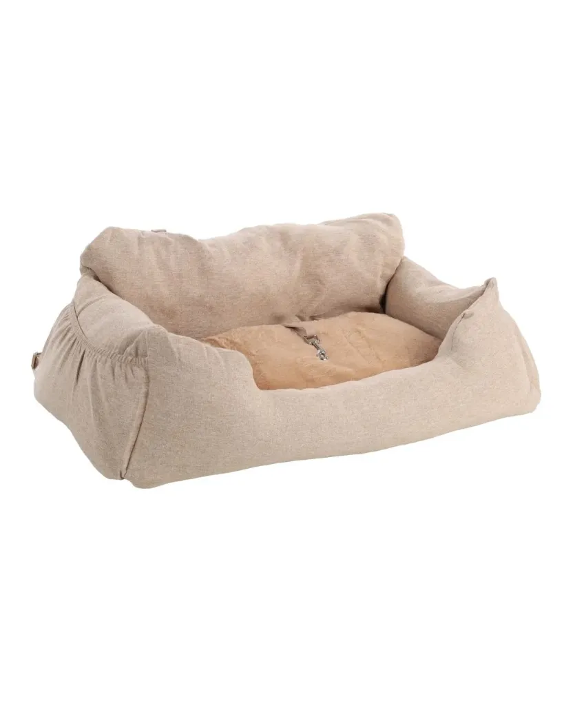 [56115] Siège Auto Megan beige (82 x 60 x 15cm) - Flamingo
