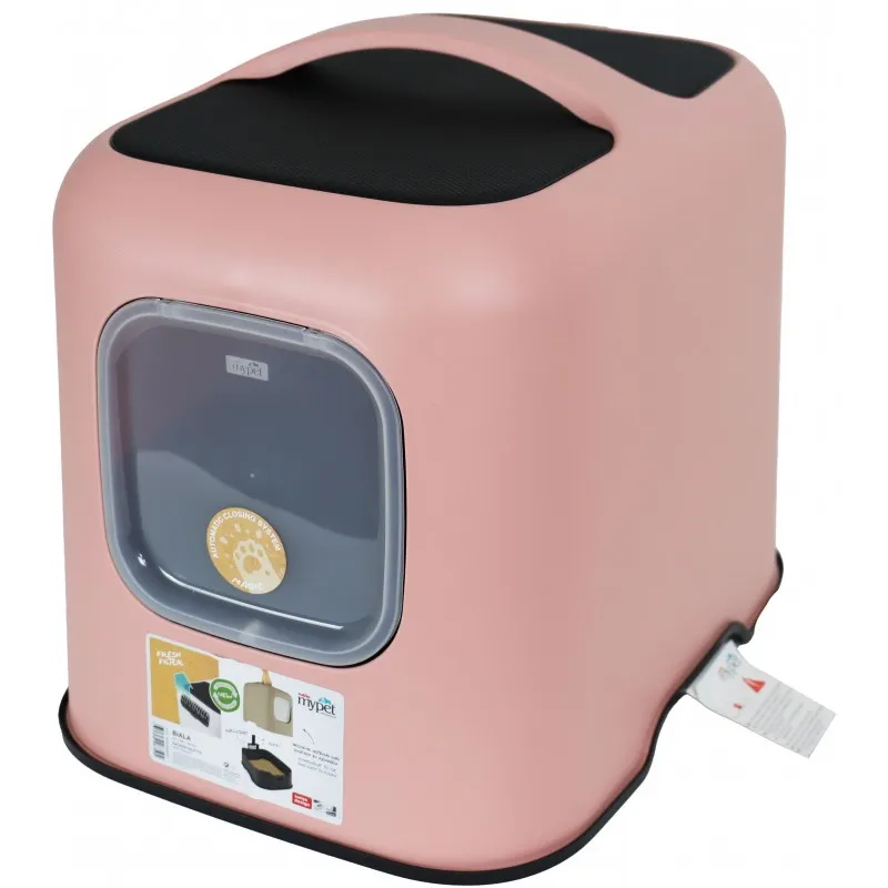 [J26010109] Maison de toilette Biala (rose) - Rotho Mypet