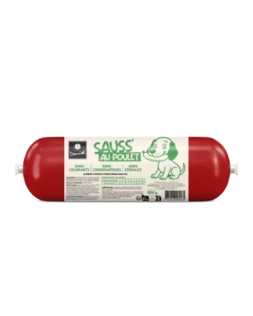 Saucisson au poulet (800 g) - Les recettes de Daniel