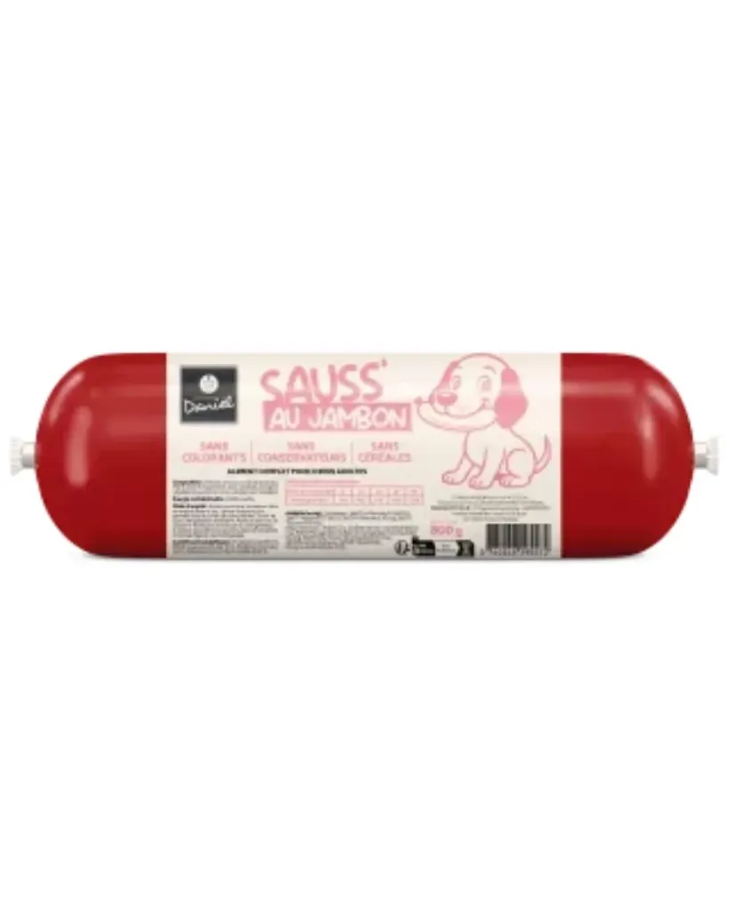 Saucisson au jambon (800 g) - Les recettes de Daniel