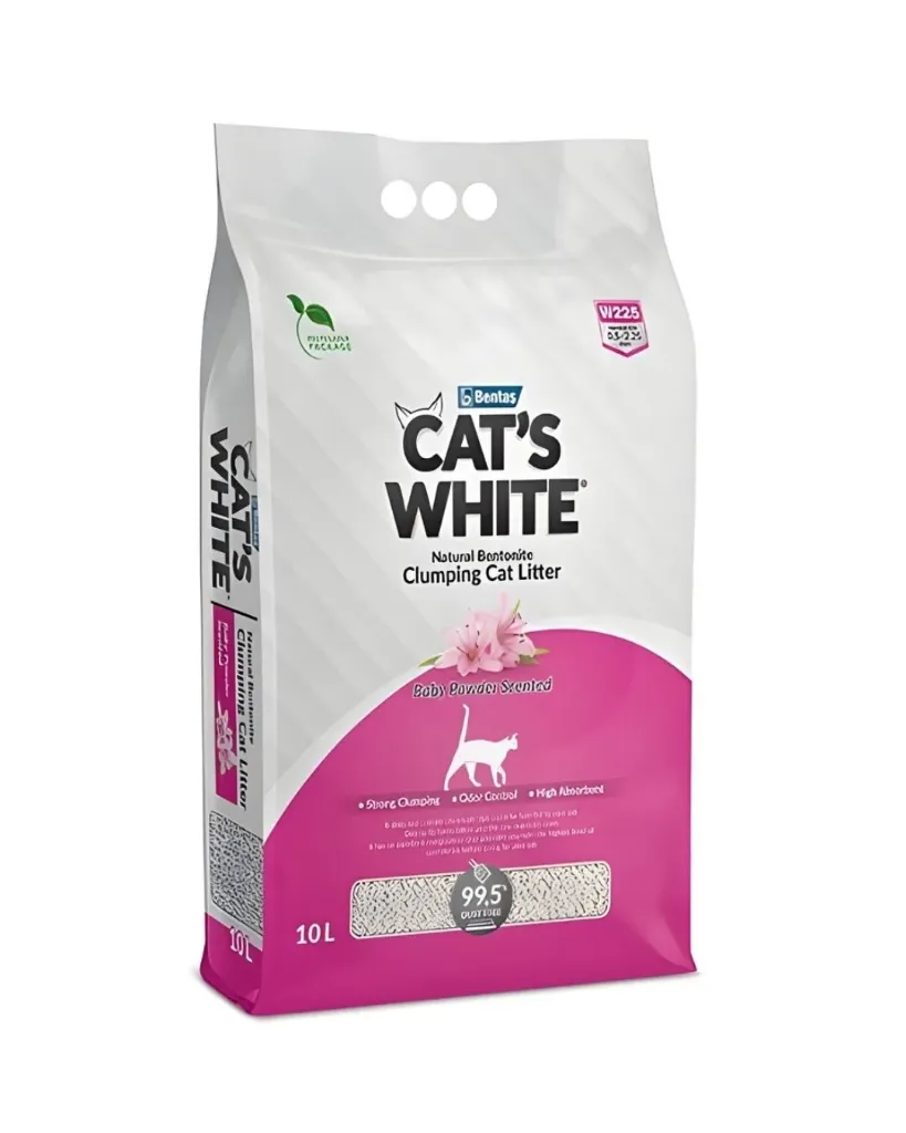 [J26020046] Litière baby powder (10 L) - Cat's White