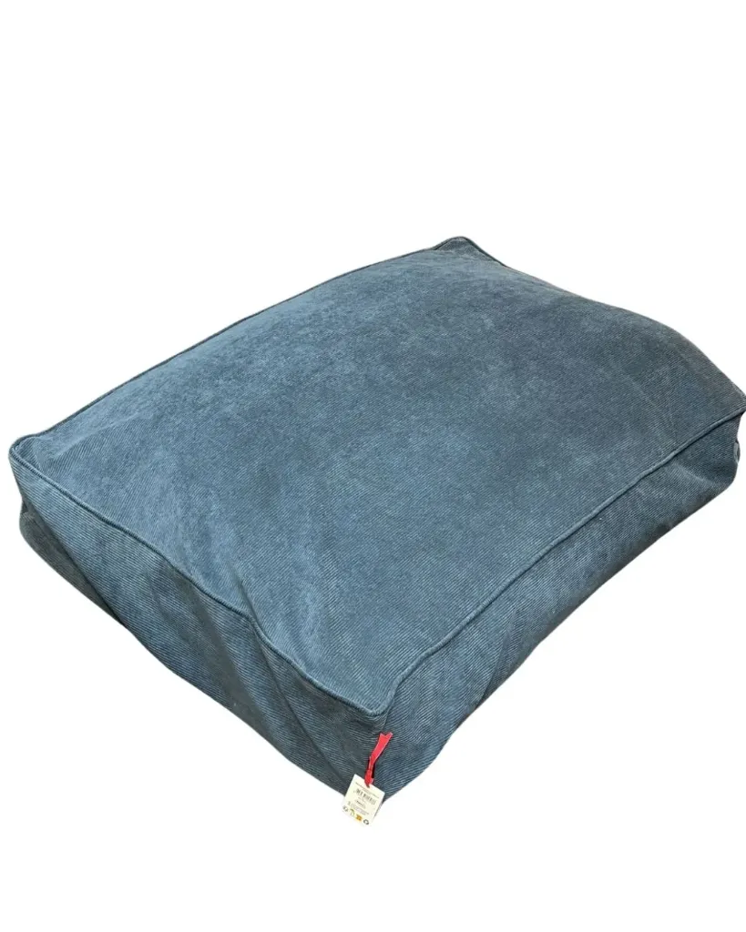 [J26020076] Coussin Shelby bleu (Taille L) - Bubimex