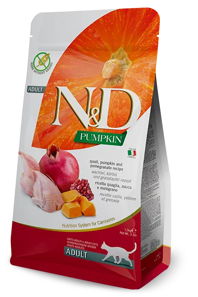 [J26030049] Potiron Caille & Grenade chat adulte (5 kg) - Farmina