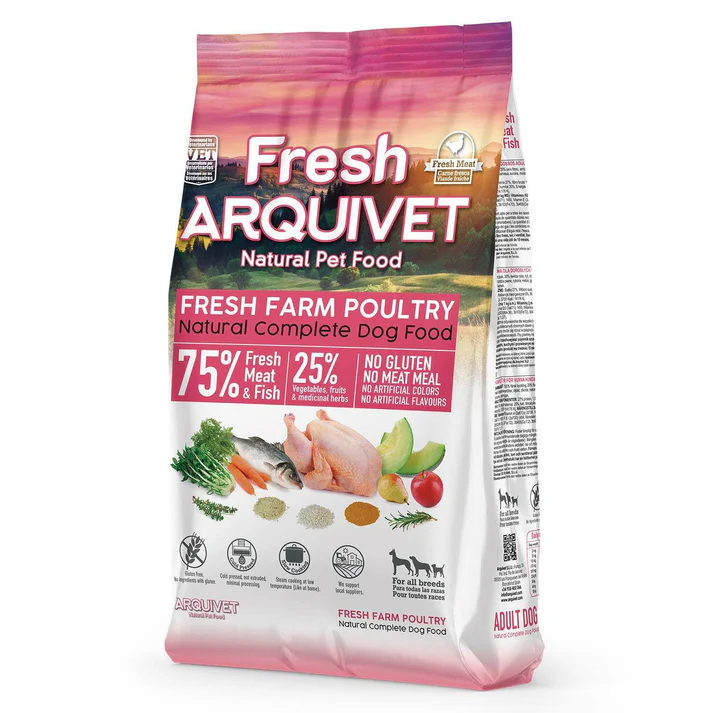 [J26030083] Aliment semi-humide chien au poulet fermier (2.5 kg) - Arquivet