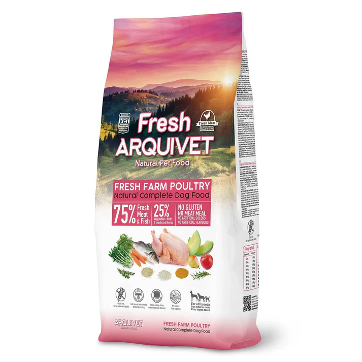 [J26030084] Aliment semi-humide chien au poulet fermier (10 kg) - Arquivet