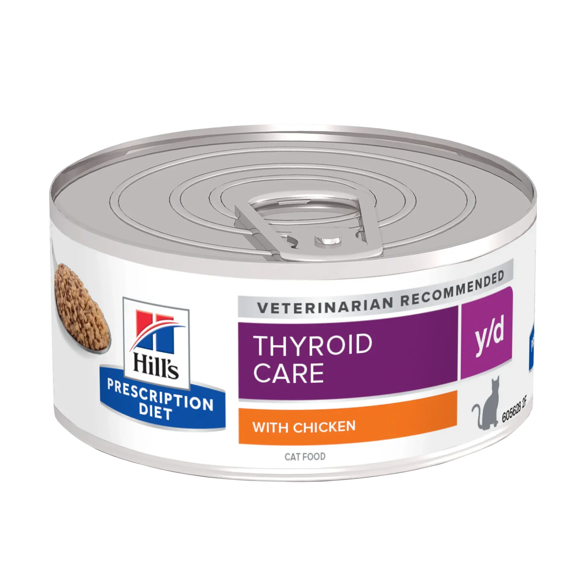 [J26030096] Feline y/d Thyroid Care - Poulet (24 boîtes 156 g) - Hill's Prescription Diet