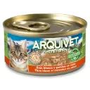 Thon blanc et crevettes en sauce - Mini filets (1 boîte 80 g) - Arquivet
