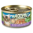 Thon blanc et crabe en sauce - Mini filets (1 boîte 80 g) - Arquivet