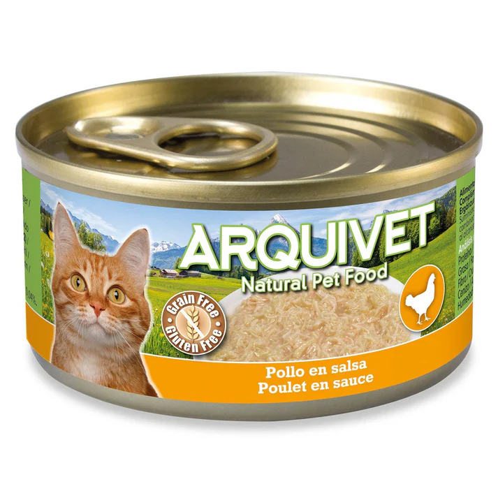 [J26030109] Poulet en sauce - Mini filets (1 boîte 80 g) - Arquivet