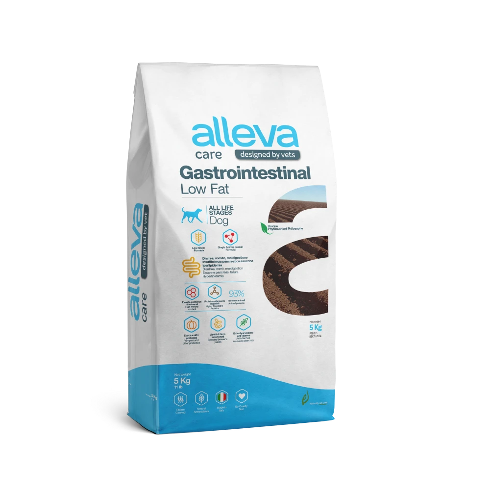 [J26030119] Gastrointestinal Low Fat chien (5 kg) - Alleva