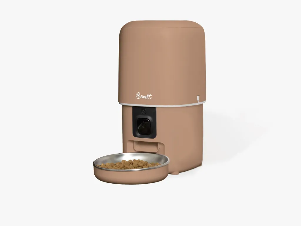 [J26030129] Distributeur de croquettes (mocha) - Bandit