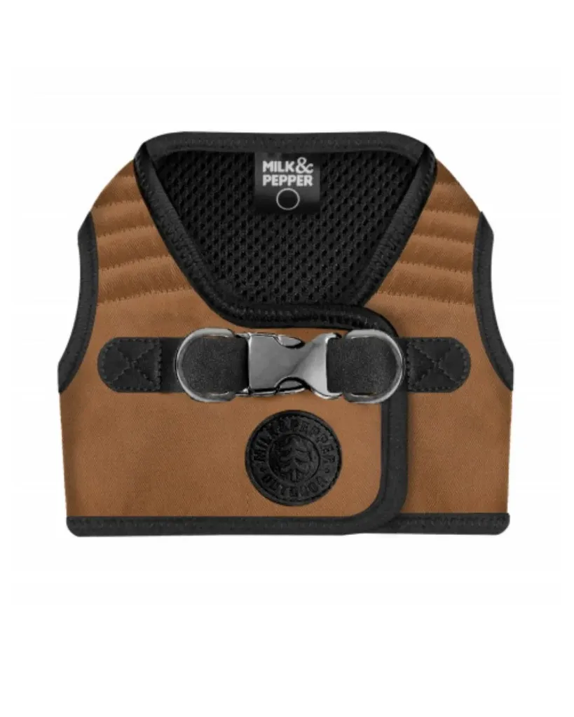 [J26040075] Harnais Jacket Daku - Milk&Pepper (Camel, 26 cm)