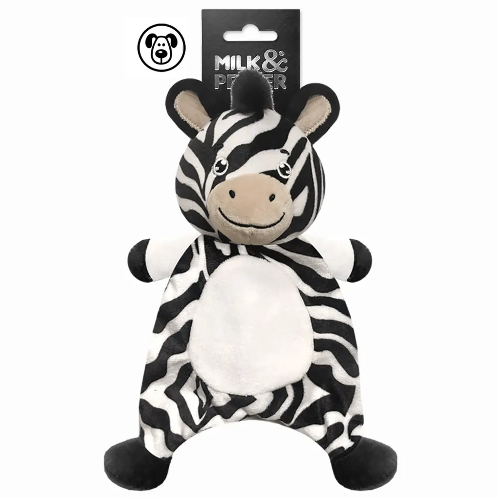[J26040147] Peluche zèbre Kojo (23 cm) - Milk&Pepper