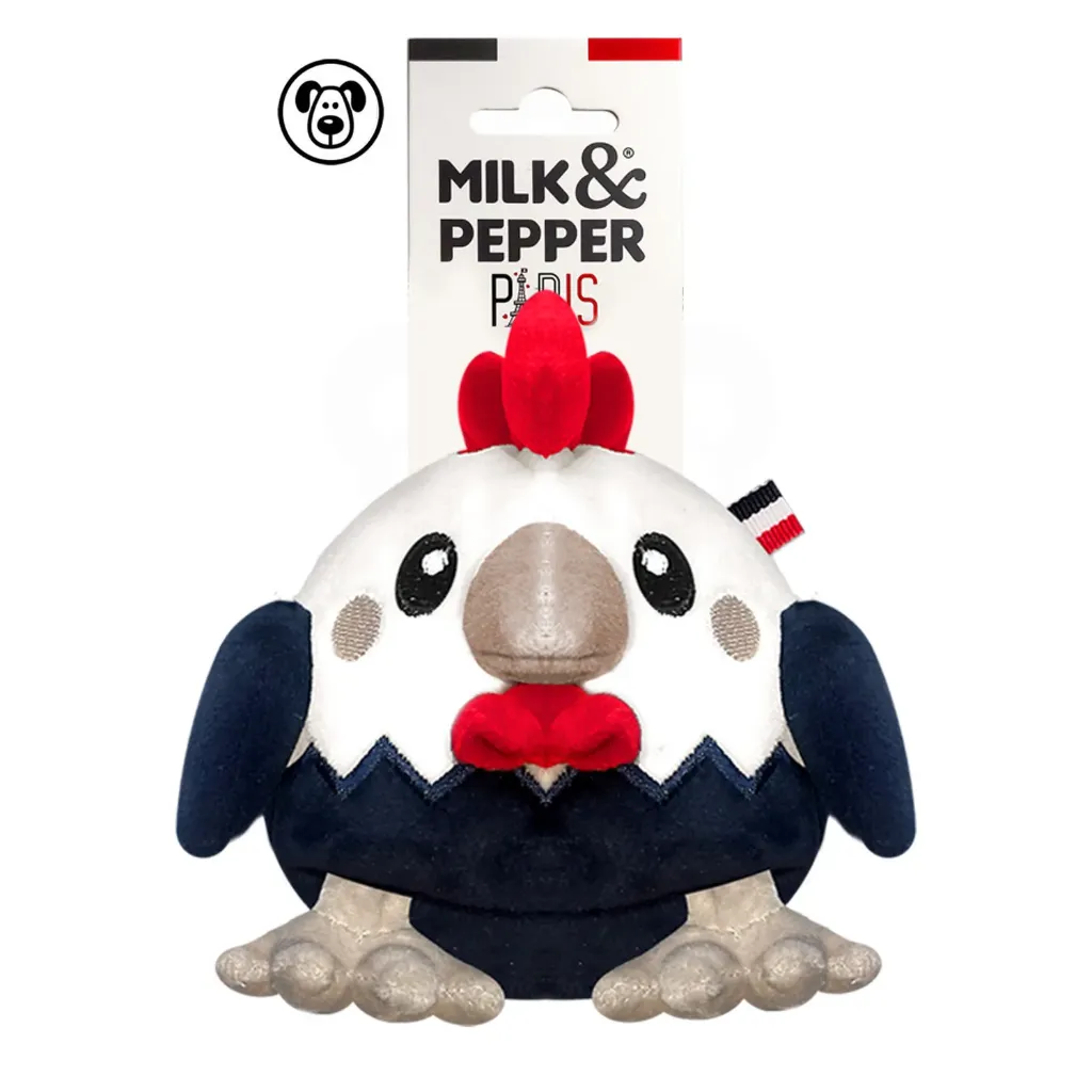 [J26040160] Peluche coq Theophile (10 cm) - Milk&Pepper