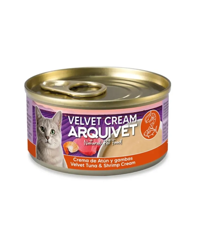 Pâtée crème au thon et crevette (80 g) - Arquivet