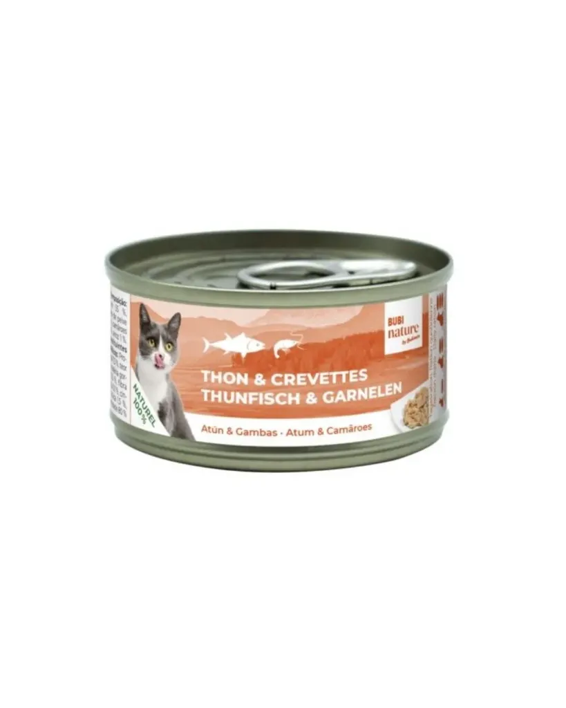[J26050003] Pâtée en gelée au thon et crevette pour chat (70 g) - Bubimex